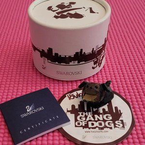 Swarovski Adorable Dog Crystal Figurine - Discontinued